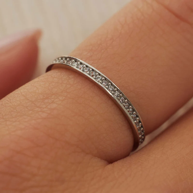 Isabel Bernard Saint Germain Merle 14 Karat | Weißgold Ring IB330052-60