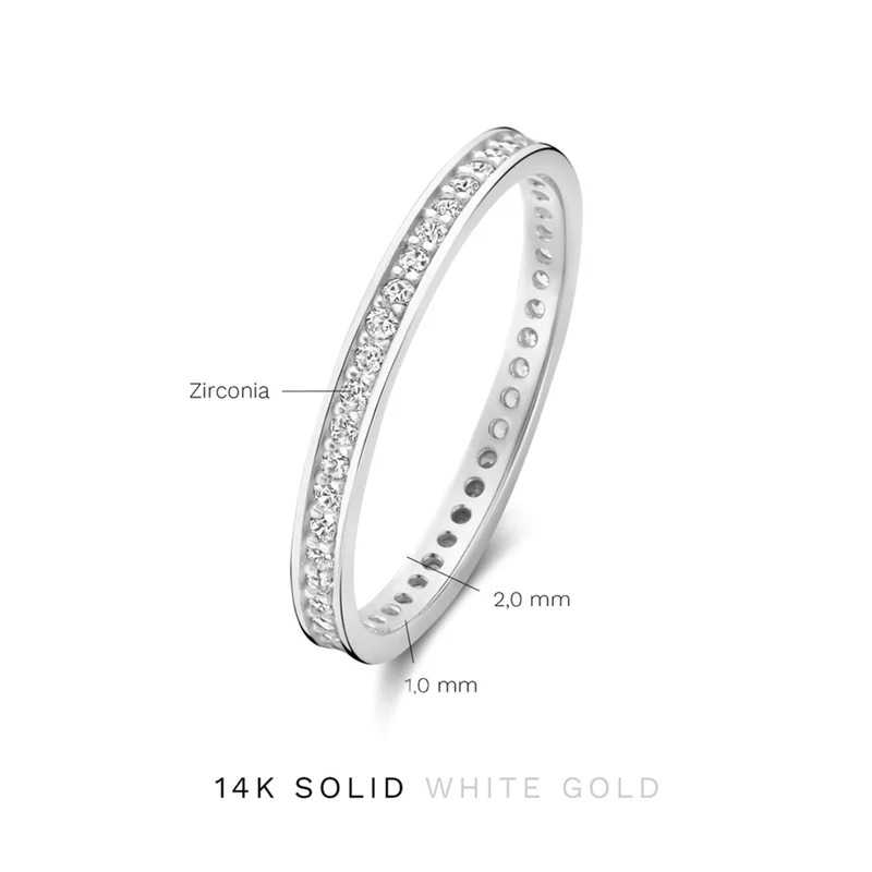 Isabel Bernard Saint Germain Merle 14 Karat | Weißgold Ring IB330052-60