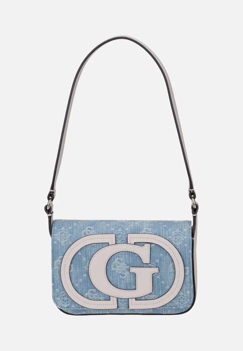 Ruby Flap 40190 Denim Logo - Schultertasche