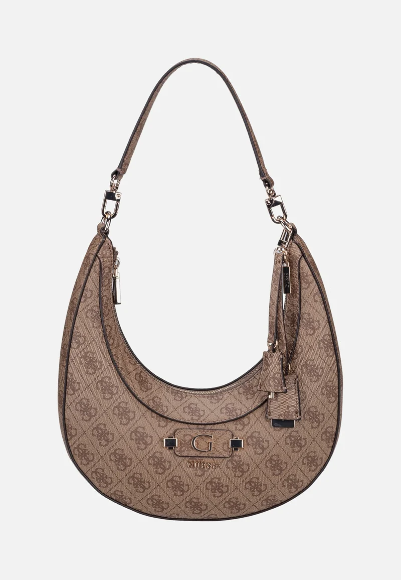 Lindsey 49010 Latte Logo - Hobo Bag