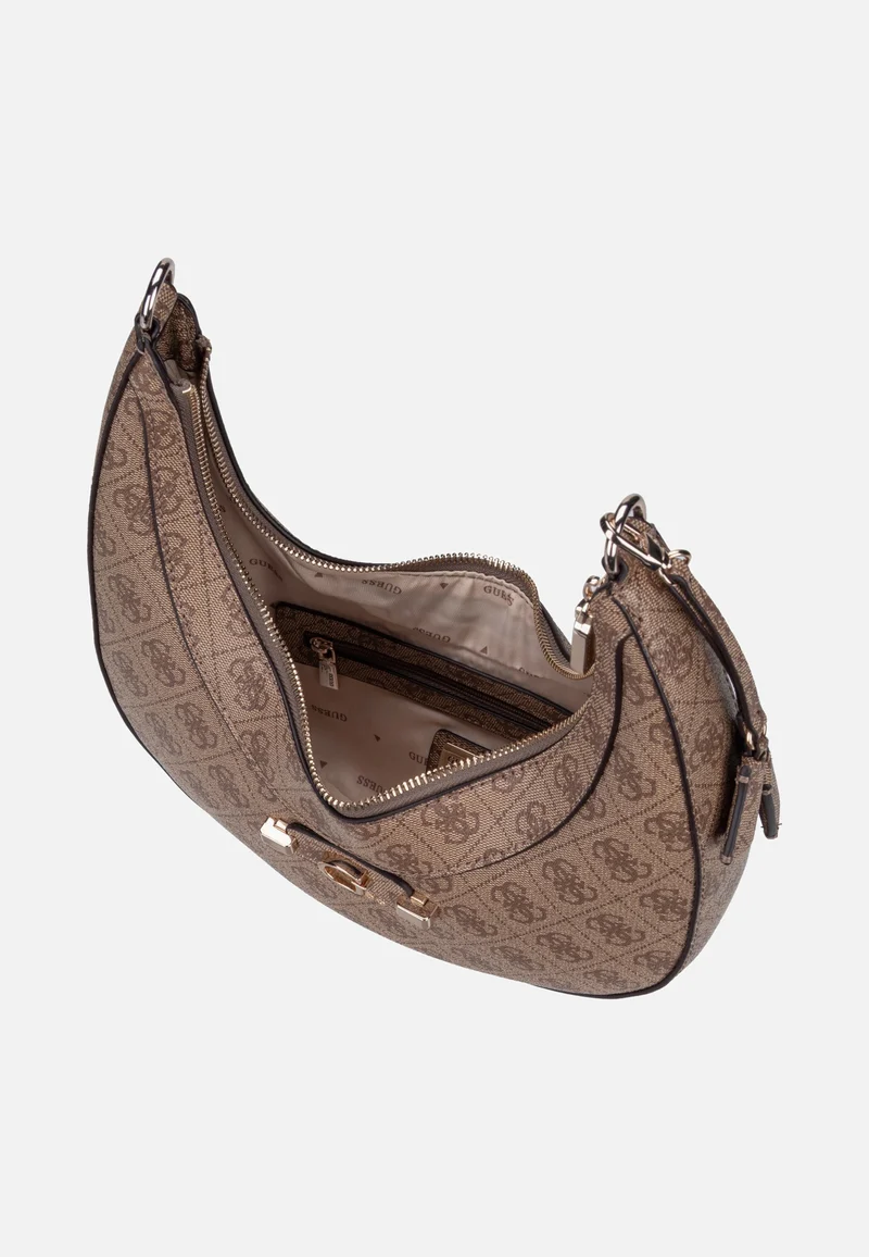 Lindsey 49010 Latte Logo - Hobo Bag