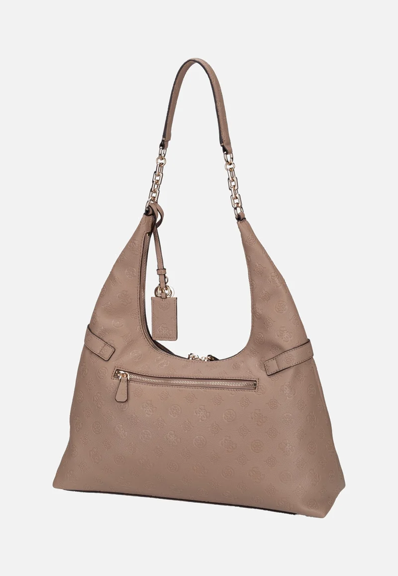 Ella Logo 46010 Beige Logo - Hobo Bag