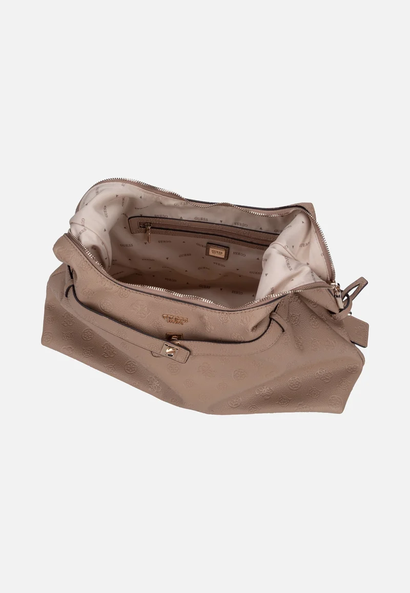 Ella Logo 46010 Beige Logo - Hobo Bag