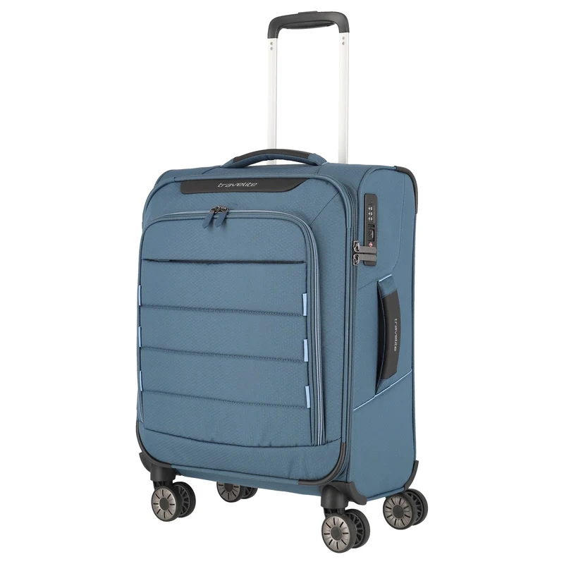 Travelite Skaii - 4-Rollen-Kabinentrolley S 55 cm (panoramablau)