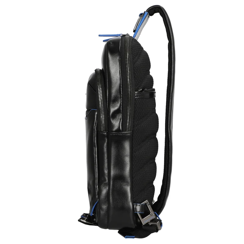 Piquadro Blue Square - Umhängetasche 30.5 cm (black)