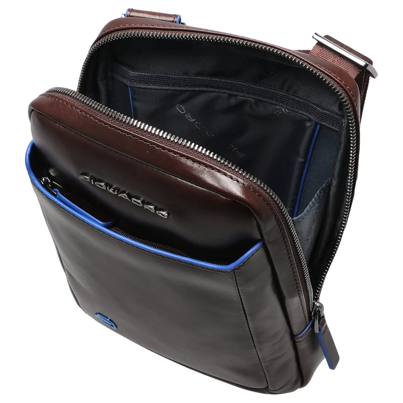 Piquadro Blue Square - Umhängetasche 22 cm (mahogany)