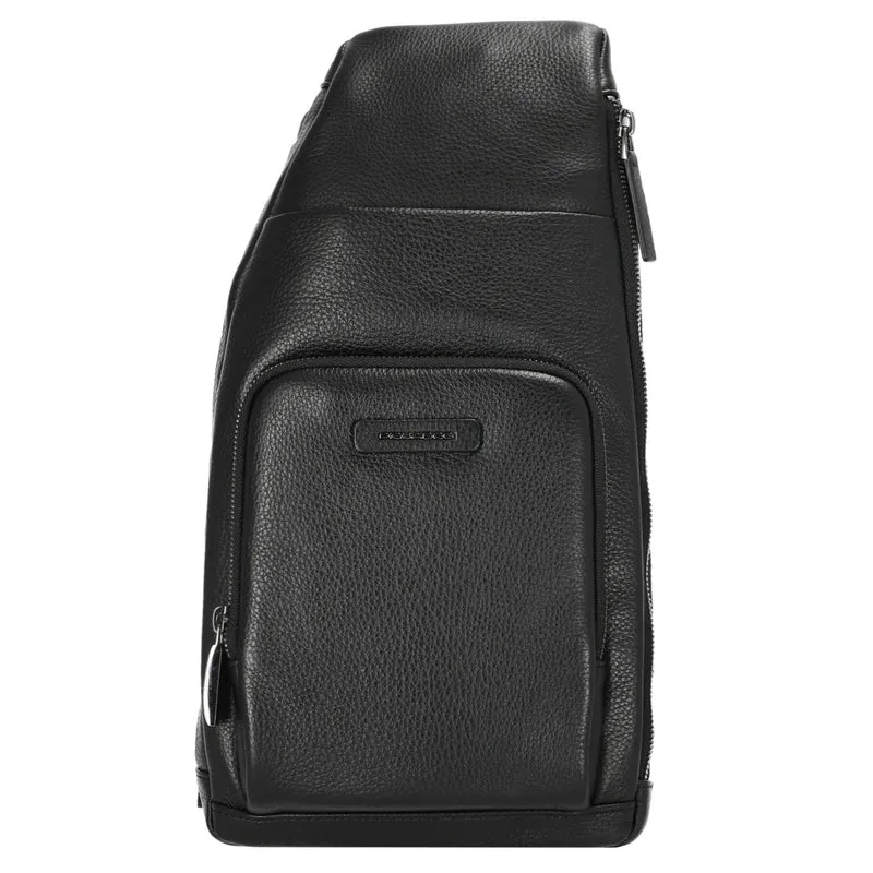 Piquadro Modus Special - Umhängetasche/Rucksack 36 cm RFID (black)