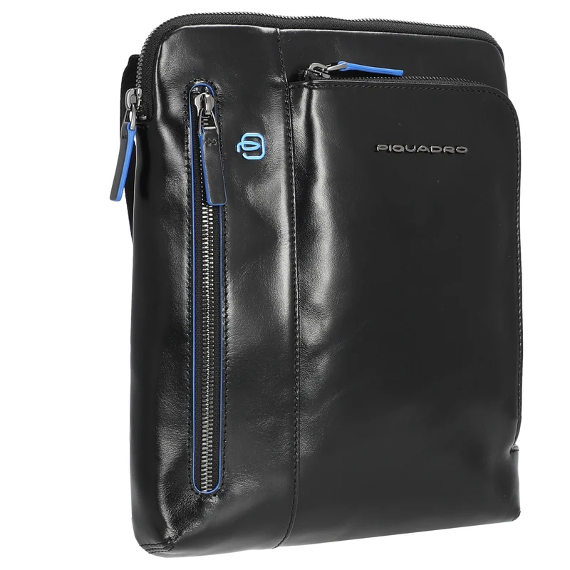 Piquadro Blue Square - Schultertasche 24.5 cm (black)