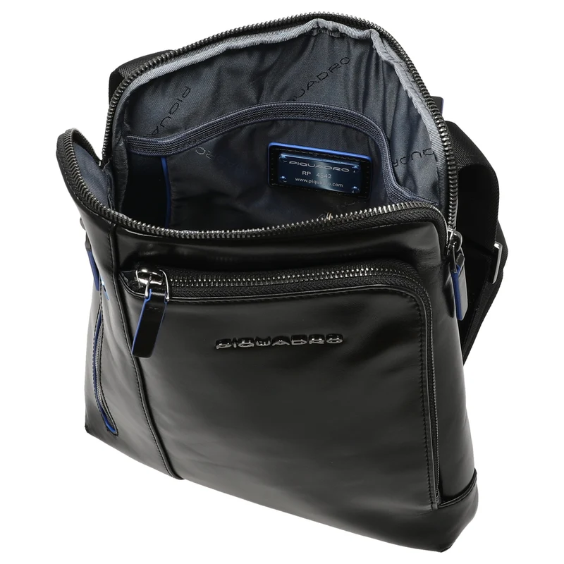 Piquadro Blue Square - Schultertasche 24.5 cm (black)
