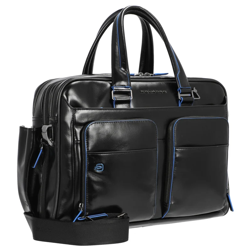 Piquadro Blue Square - Aktentasche 15" 41 cm erw. (black)