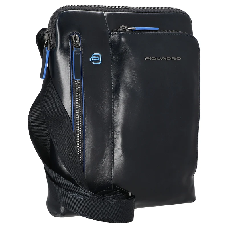 Piquadro Blue Square - Schultertasche 24.5 cm (black)