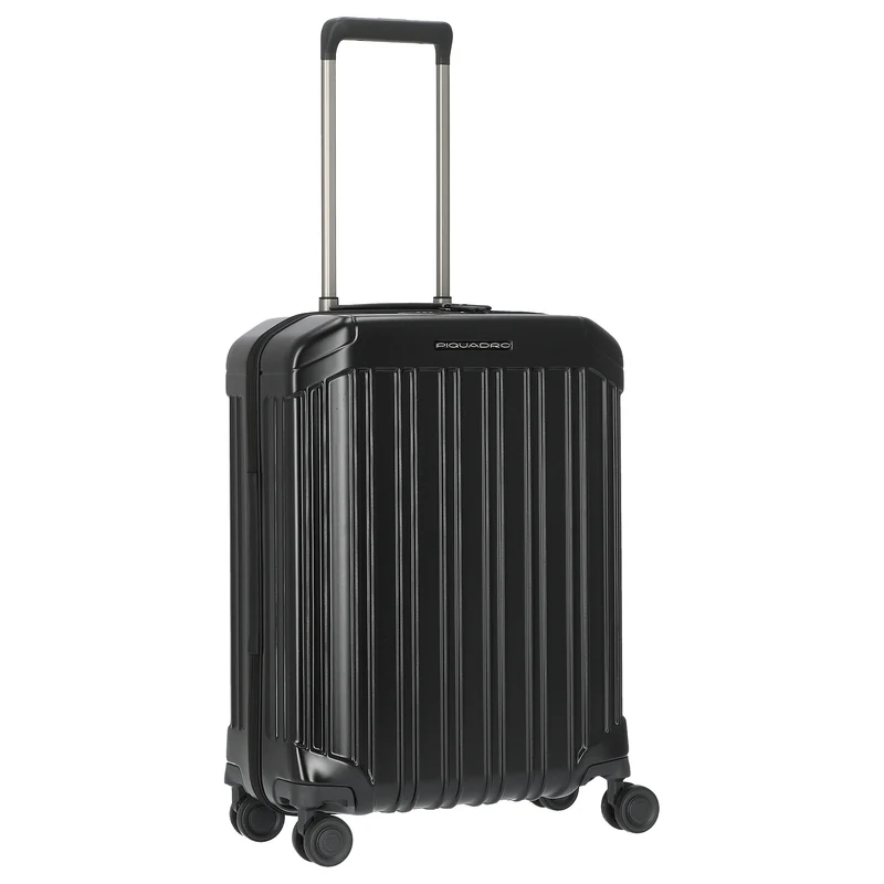 Piquadro PQ-Light - Ultra Slim 4-Rollen-Kabinentrolley 55 cm (matt black)