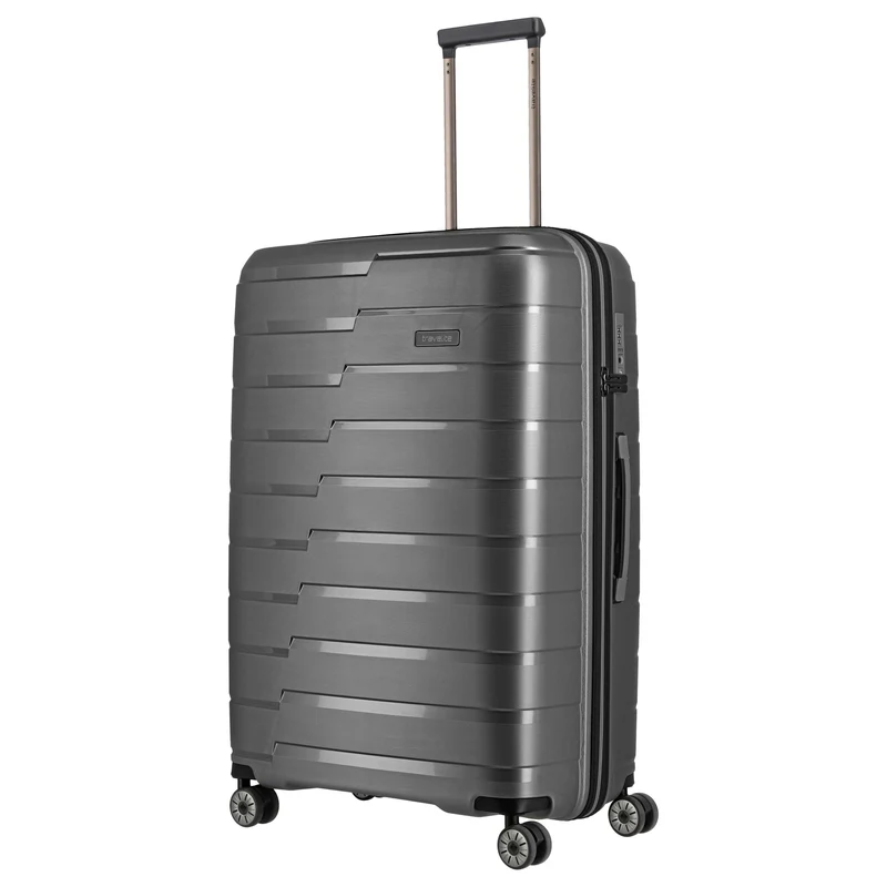 Travelite Air Base - 4-Rollen-Trolley Set 3tlg. L/M/S Vortasche (anthracite)