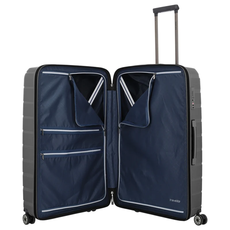 Travelite Air Base - 4-Rollen-Trolley Set 3tlg. erw. (anthracite)