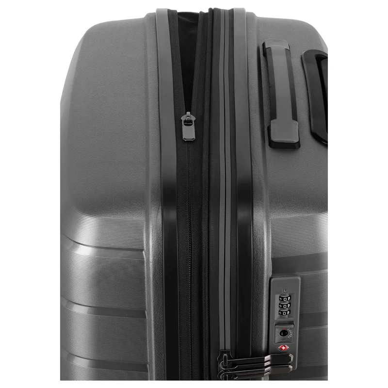 Travelite Air Base - 4-Rollen-Trolley Set 3tlg. erw. (anthracite)