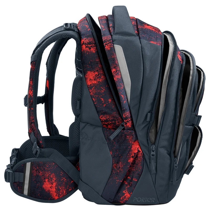Coocazoo Porter - Schulrucksack 44 cm (Broken Black)