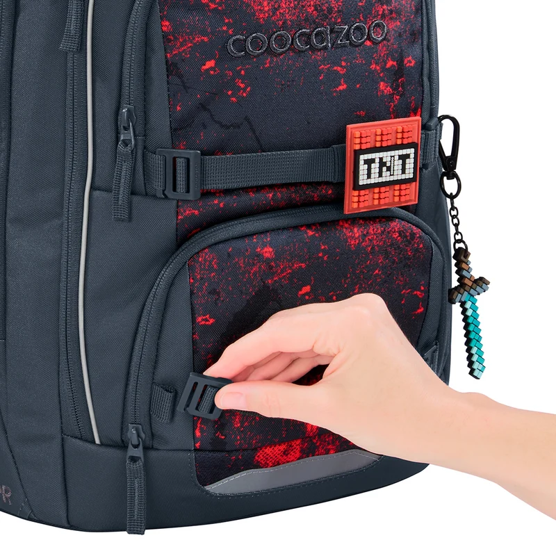Coocazoo Porter - Schulrucksack 44 cm (Broken Black)