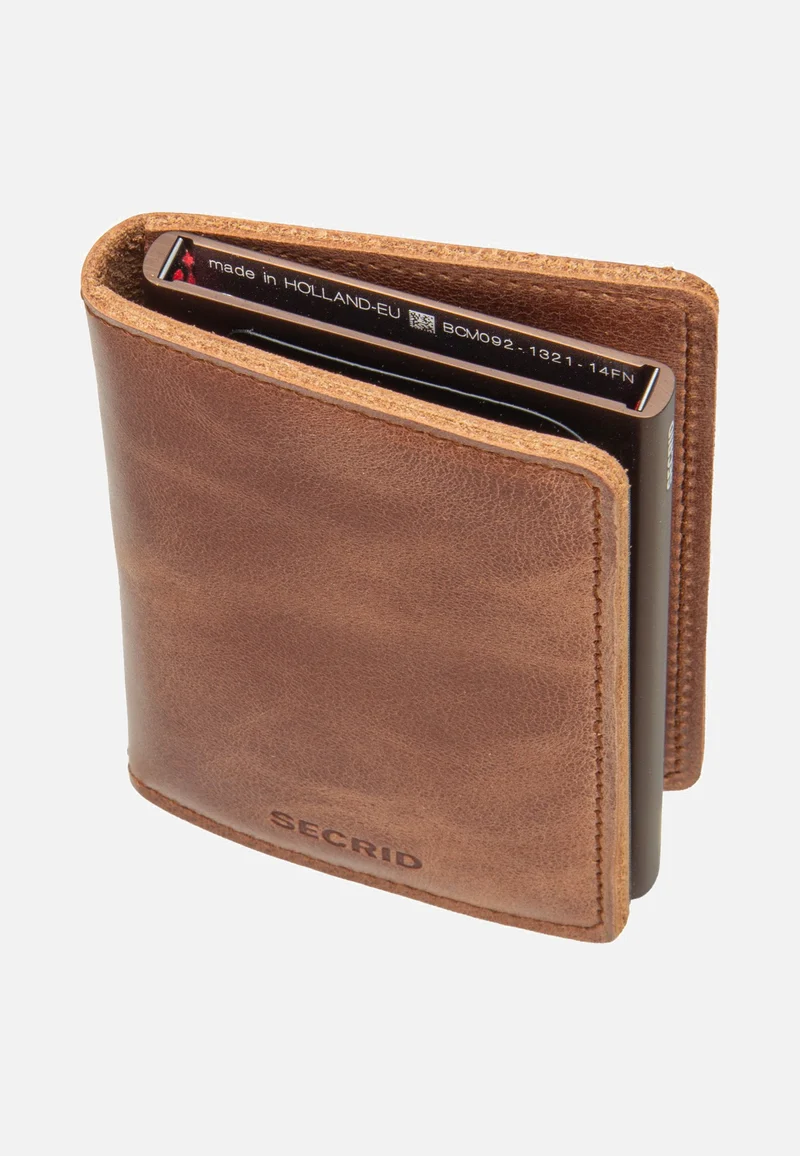 Slimwallet Vintage Cognac-Brown - Portemonnaie
