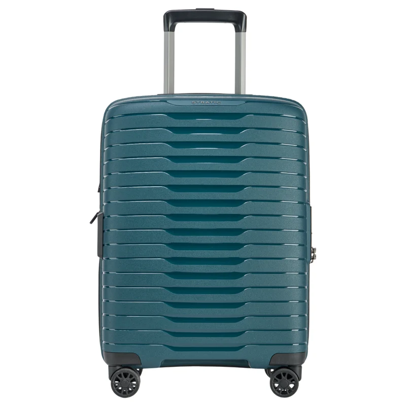 Stratic Novium SL - 4-Rollen-Kabinentrolley 55 cm erw. (petrol)