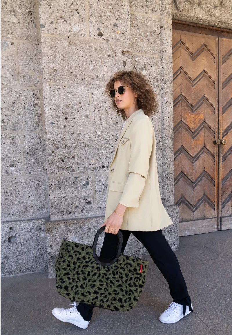 Loopshopper L Teddy Leo Olive - Einkaufskorb