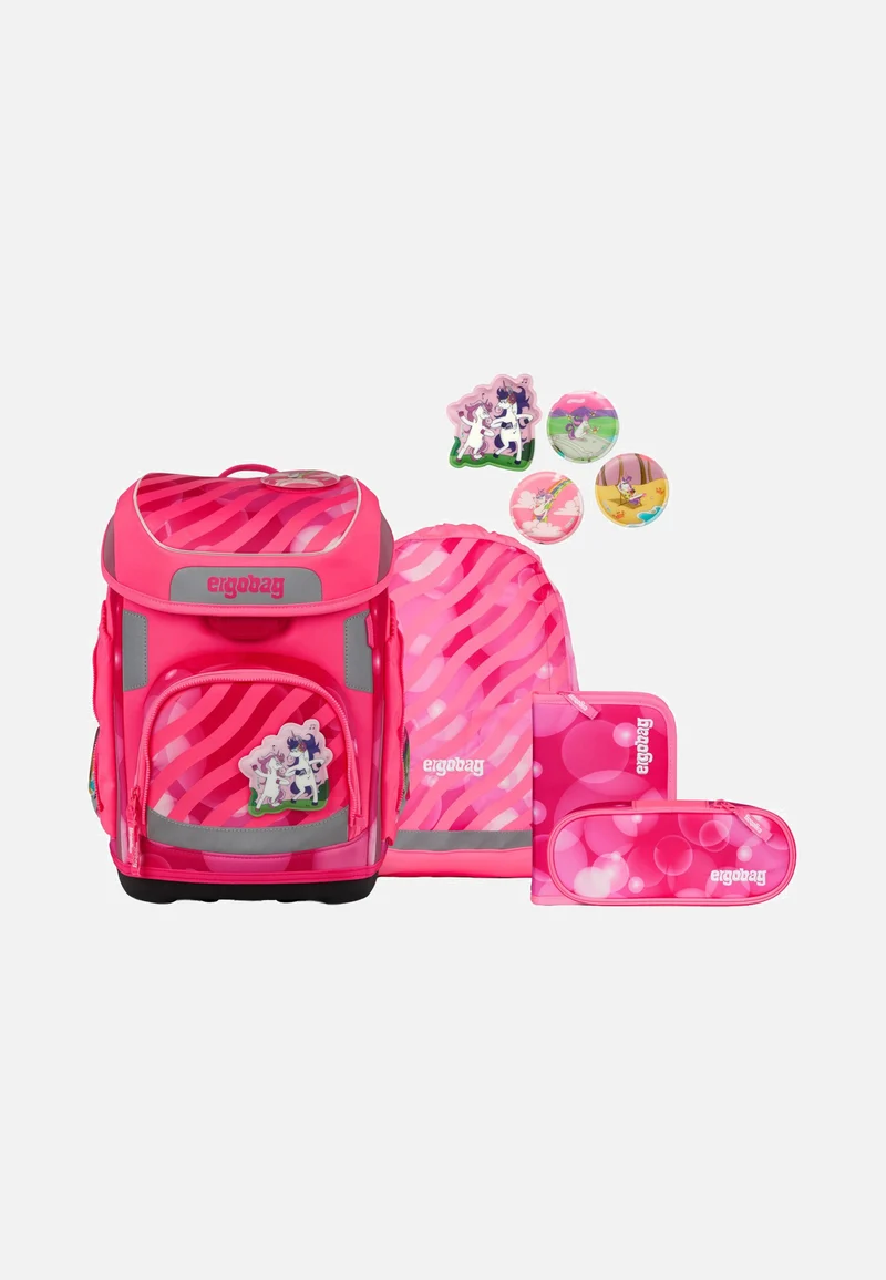 cubo Set NEO KuntBärbuntes Einhorn - Schulranzen