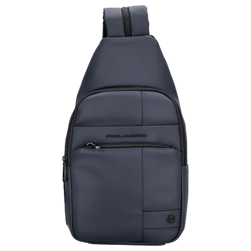 Piquadro Monosling Bag - Umhängetasche 38 cm (blue)