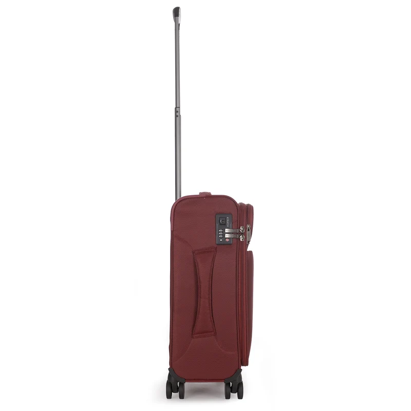 Stratic Light + -4-Rollen-Kabinentrolley 55 cm (dark red)