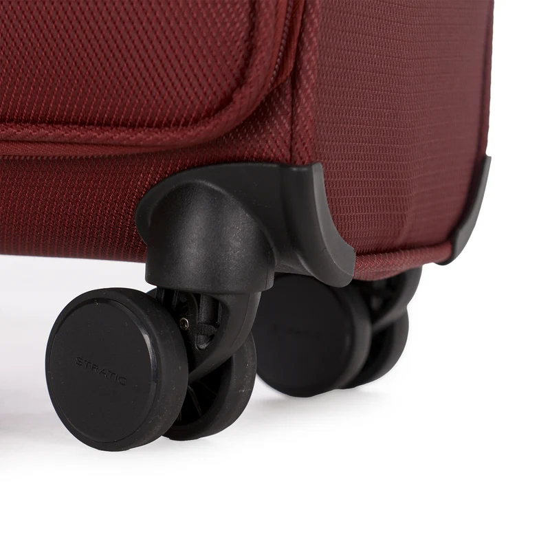 Stratic Light + -4-Rollen-Kabinentrolley 55 cm (dark red)
