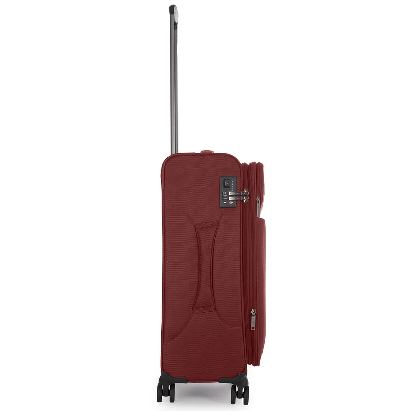 Stratic Light + -4-Rollen-Trolley 68 cm erw. (dark red)