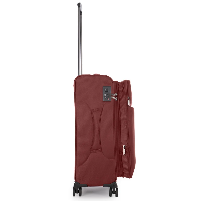 Stratic Light + -4-Rollen-Trolley 68 cm erw. (dark red)
