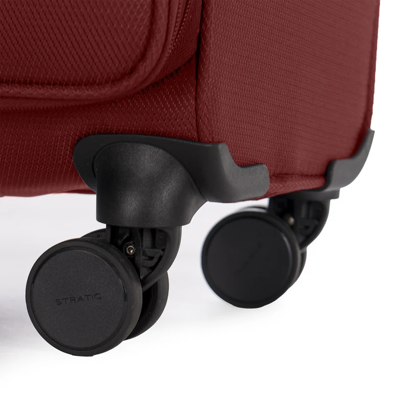 Stratic Light + -4-Rollen-Trolley 68 cm erw. (dark red)