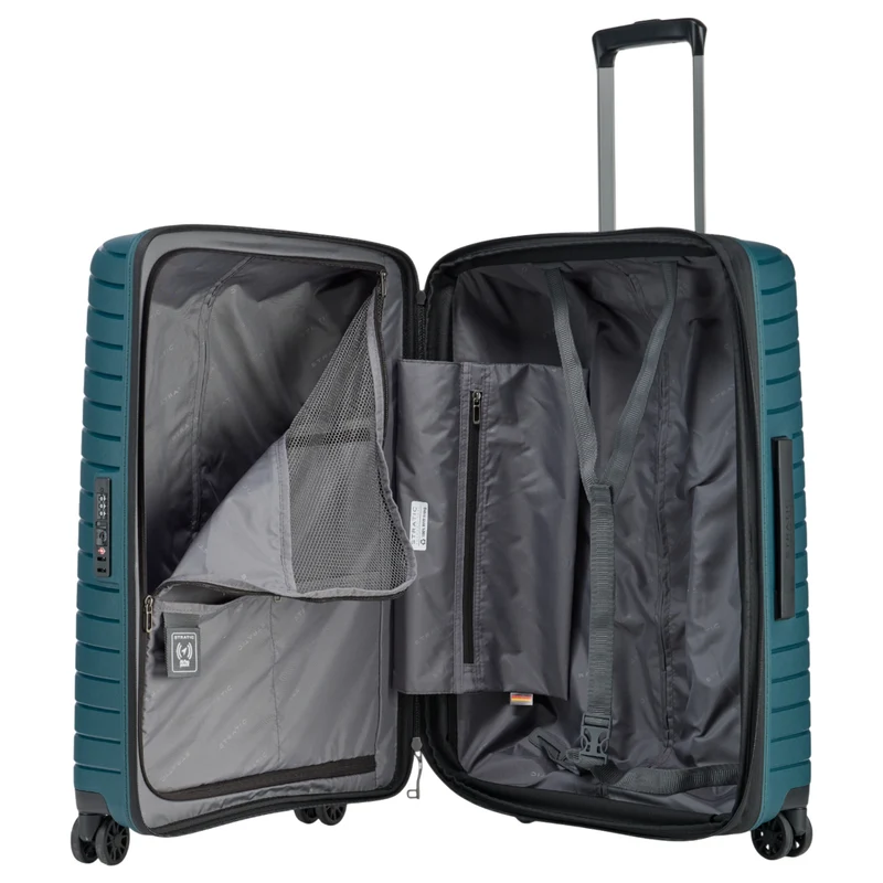 Stratic Novium SL - 4-Rollen-Trolley 65 cm erw. (petrol)