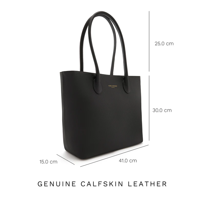 Isabel Bernard Honoré Lysanne Schwarzer Shopper aus Kalbsleder IB25022