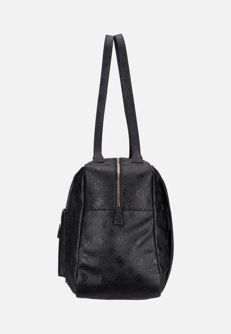 Devon 45024 Black Logo - Satchel