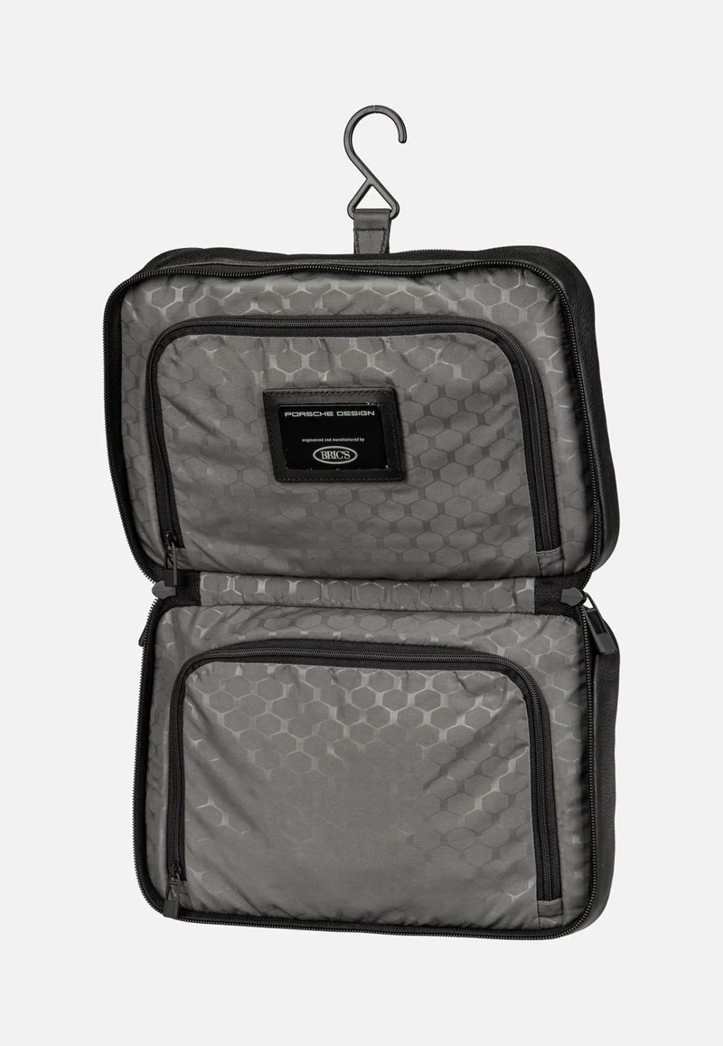 Roadster Leather Evo Washbag Black - Kulturbeutel