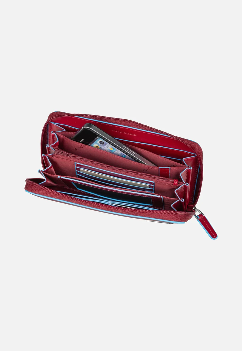 Blue Square 1515 RFID Rosso - Portemonnaie