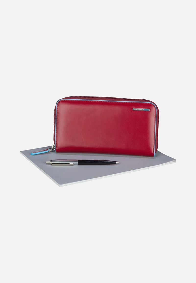Blue Square 1515 RFID Rosso - Portemonnaie