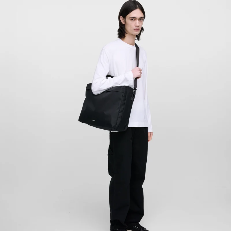 Sandqvist GO 3-Way - Bordtasche/Rucksack 16" 44 cm (black)