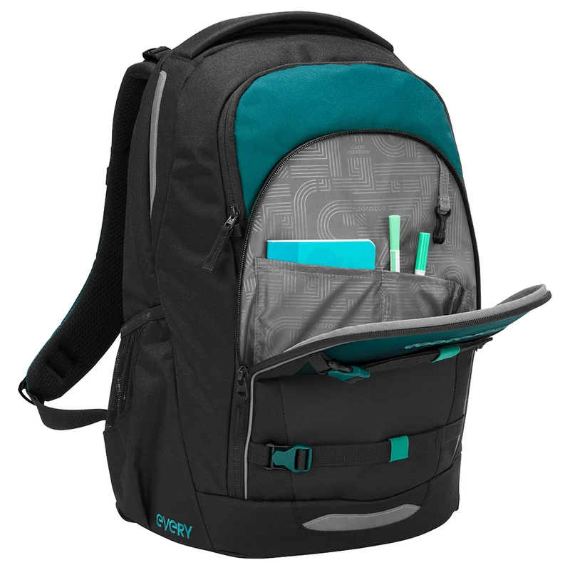 Coocazoo Every - Schulrucksack 44 cm (Teal Shadows)