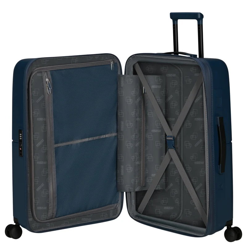 American Tourister Dashpop - 4-Rollen-Trolley 67 cm erw. (blau)