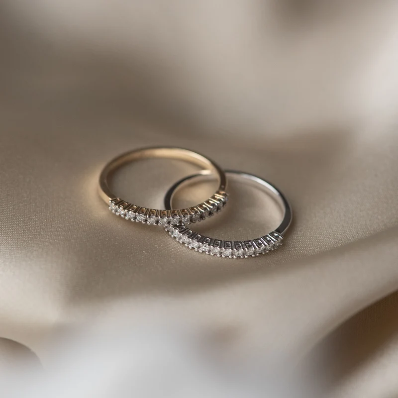 Isabel Bernard De la Paix Madeline 14 Karat | Weißgold Ring | Diamant 0.14 Karat | IBD330021-50