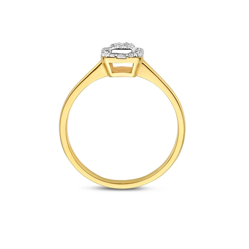 Isabel Bernard De la Paix Elena 14 Karat Goldring mit Diamant 0.18 ct IBD330036-60