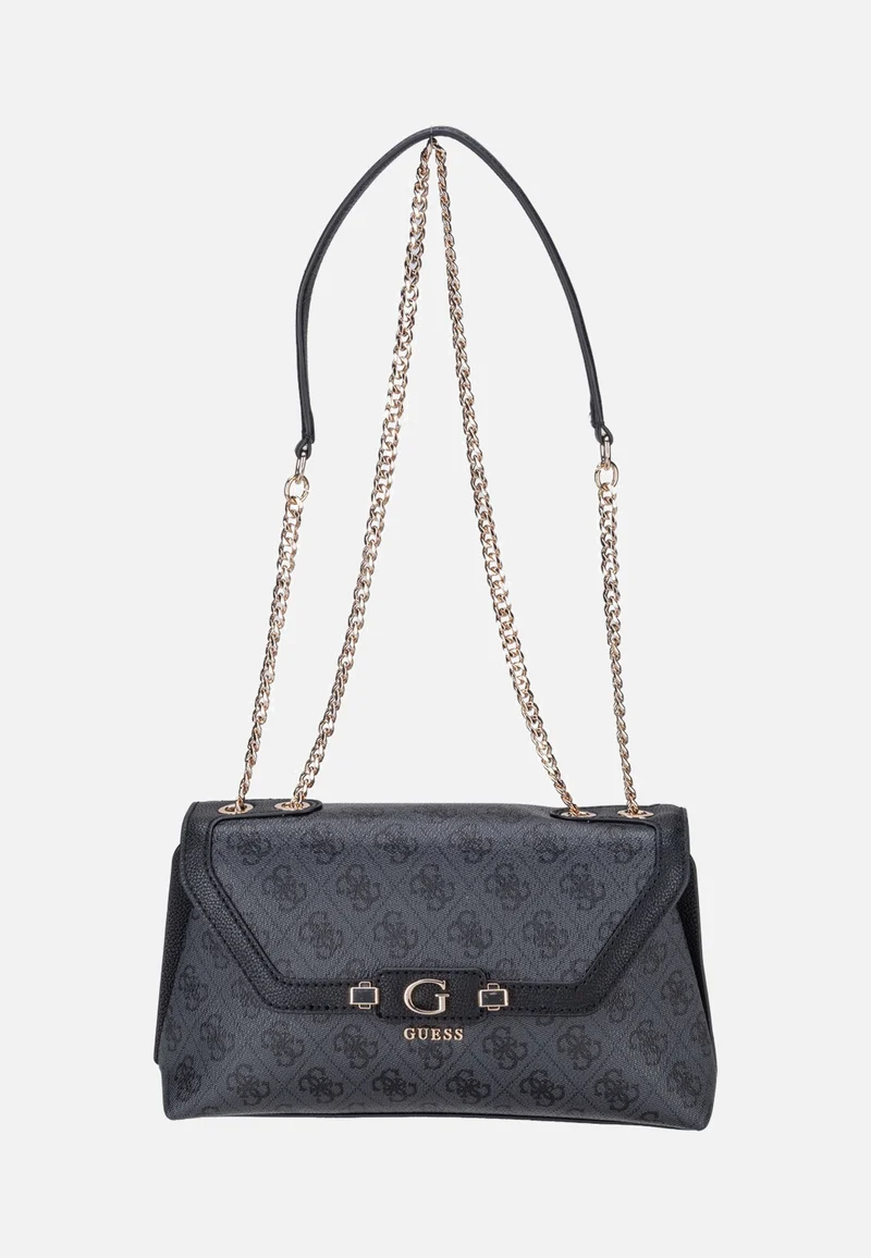 Lindsey Convertible Flap 49210 Coal Logo - Crossbody Bag