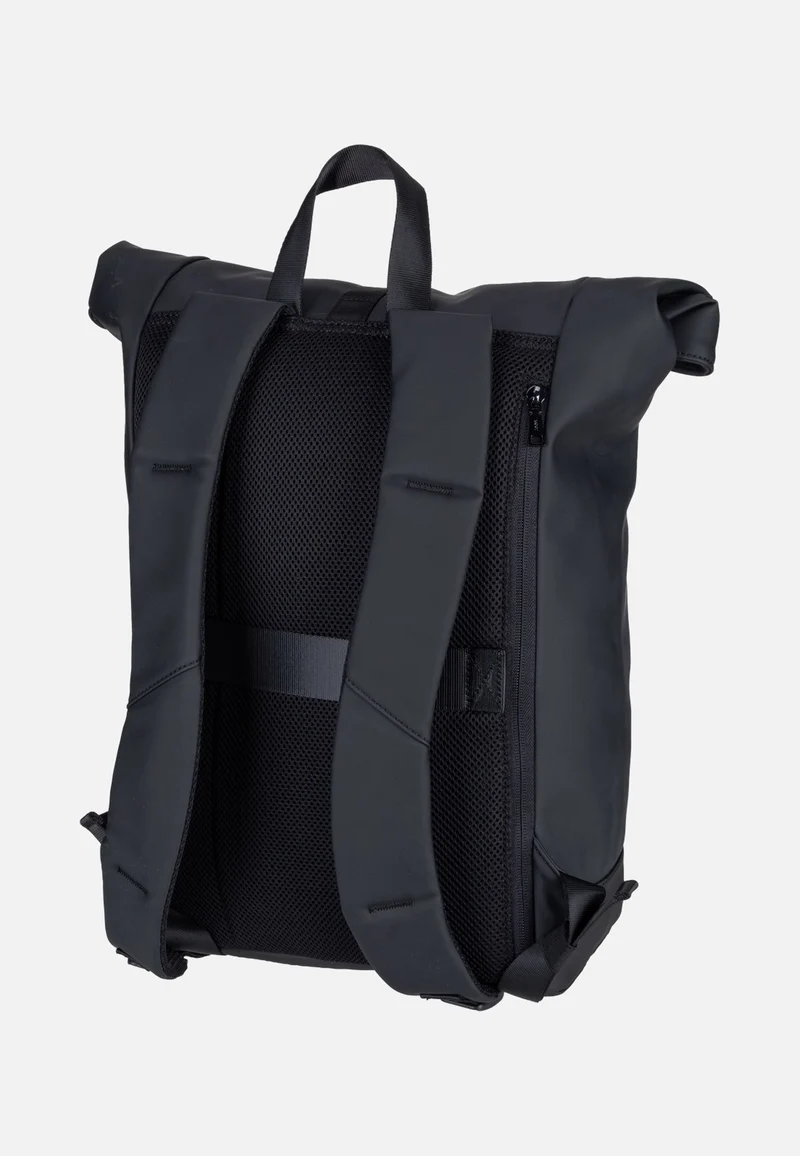 Lanciano Otis LVF Black - Rolltop Rucksack