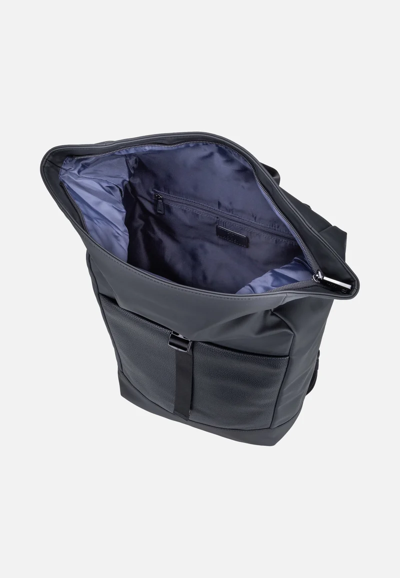 Lanciano Otis LVF Black - Rolltop Rucksack