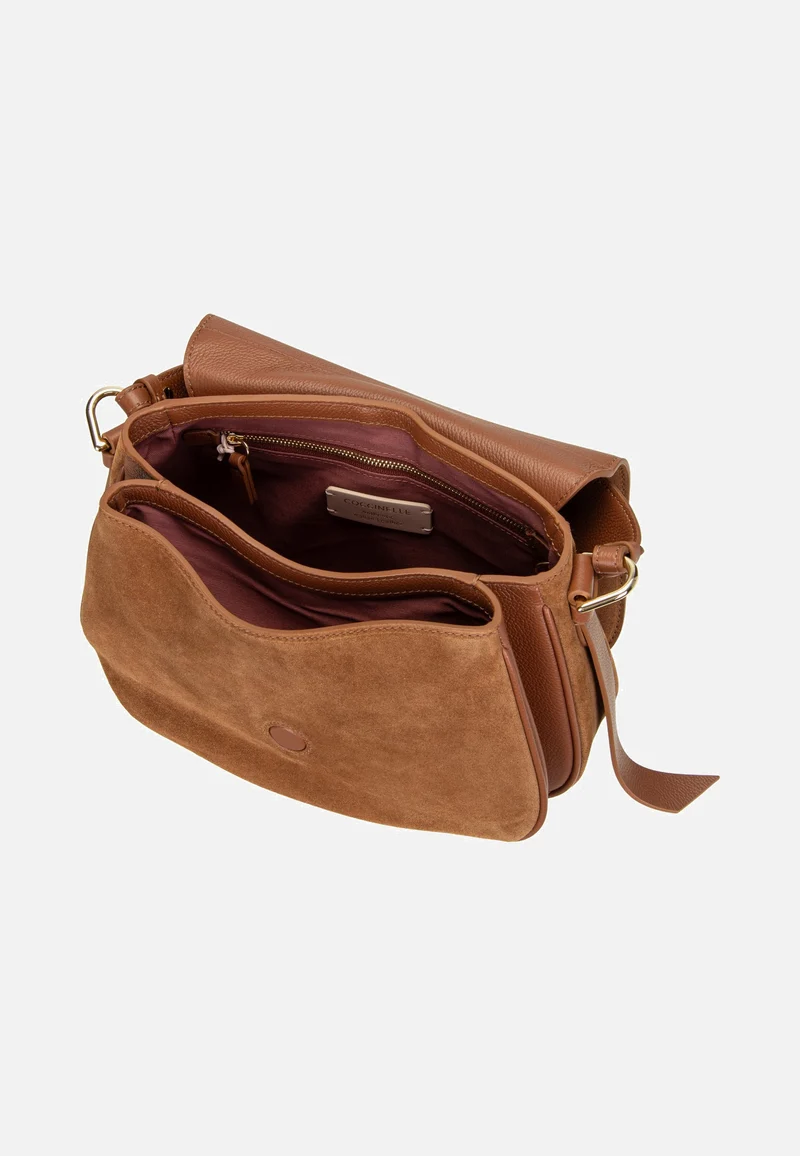 Coccinellemavery Suede Bi 1801 Cognac/Cognac - Crossbody Bag