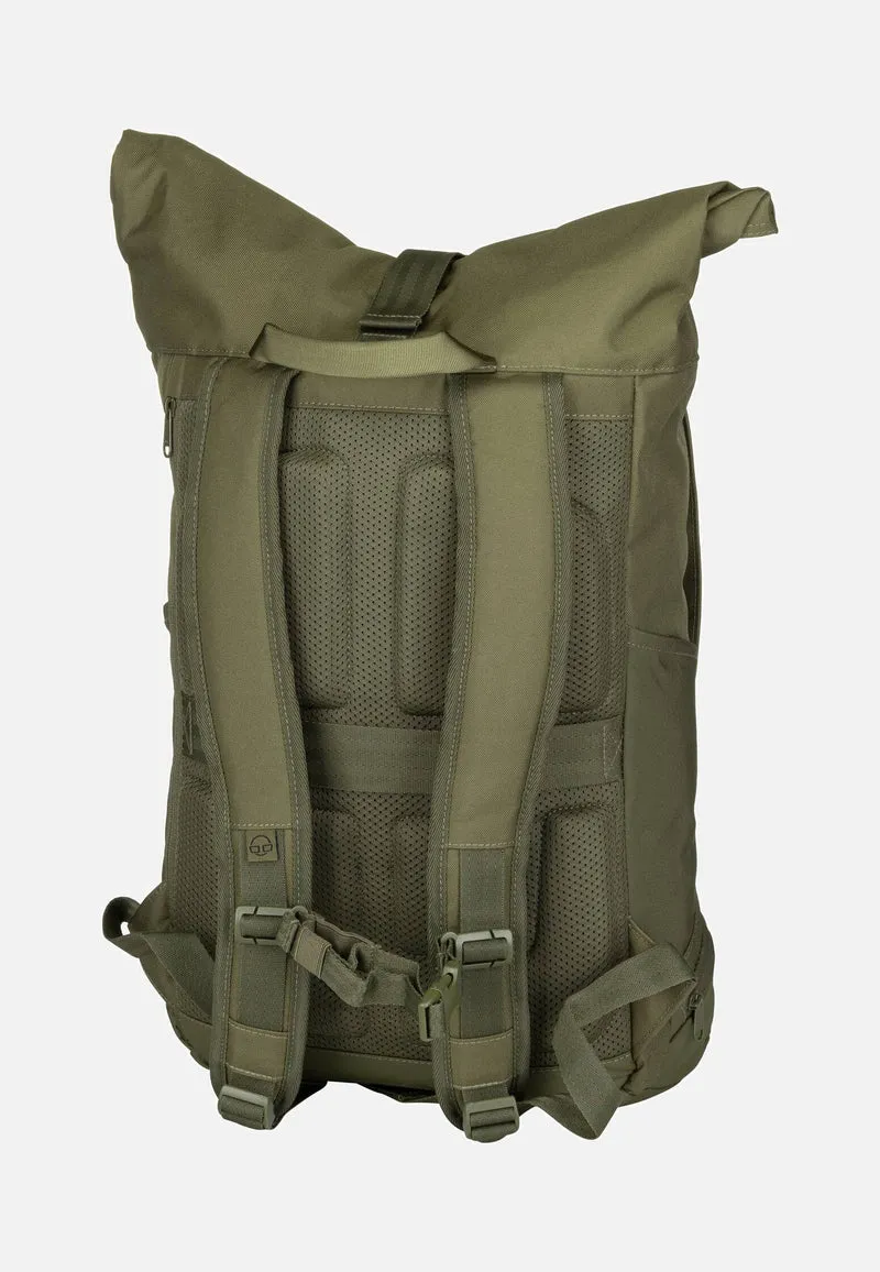 Allen Large Olive - Rolltop Rucksack