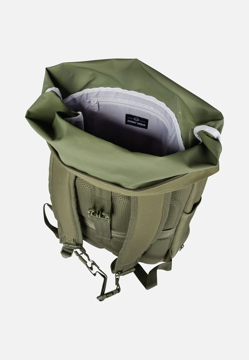 Allen Large Olive - Rolltop Rucksack