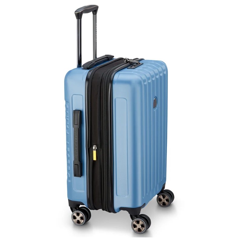 Delsey Paris Longitude - 4-Rollen-Kabinentrolley 55 cm erw. (hellblau)