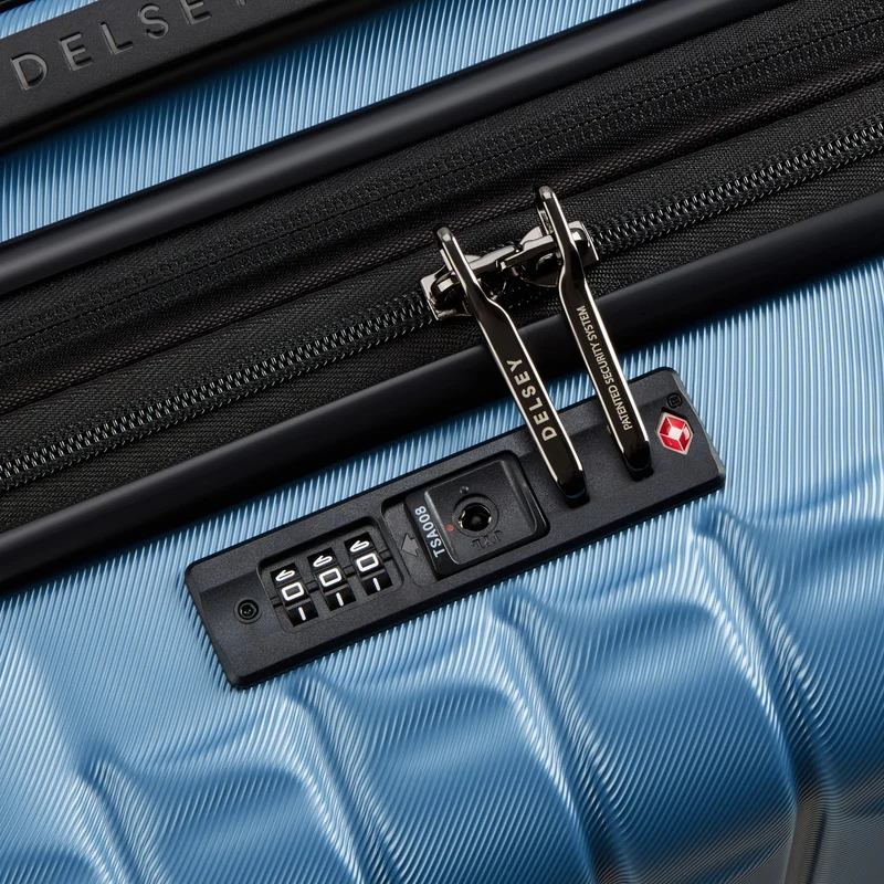 Delsey Paris Longitude - 4-Rollen-Kabinentrolley 55 cm erw. (hellblau)